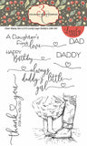 Colorado Craft Company Clear Stamps 4"X6", Lovely Legs, Daddy's Girl