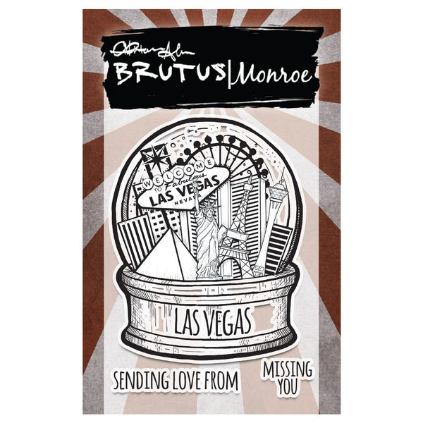 Brutus Monroe, Clear Stamps 3"X4", City Sidewalks - Las Vegas