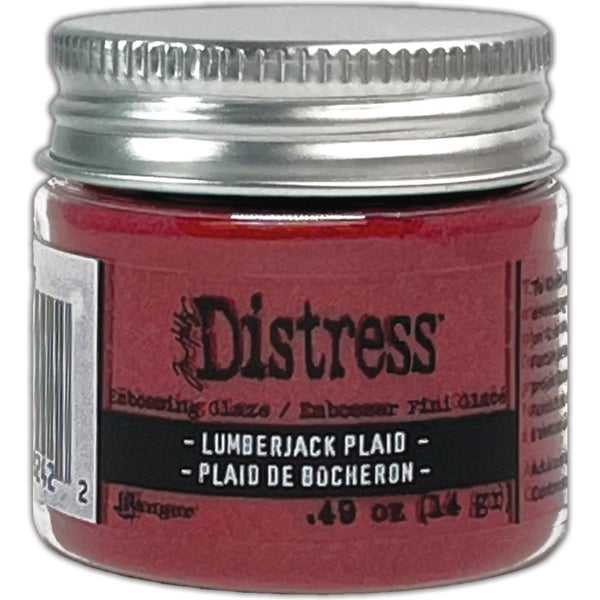 Tim Holtz Distress Embossing Glaze, Lumberjack Plaid