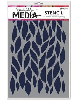 Dina Wakley Media Stencils 9"X6", Big Leafy