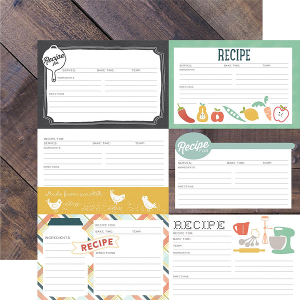 Made From Scratch Recipe Cards - Scrapbooking Fairies