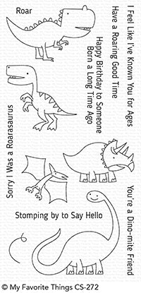 My Favorite Things, Clear Stamps, Delightful Dinosaurs