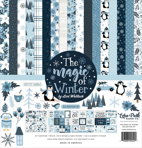 Echo Park Paper, Collection Kit 12"X12", The Magic of Winter