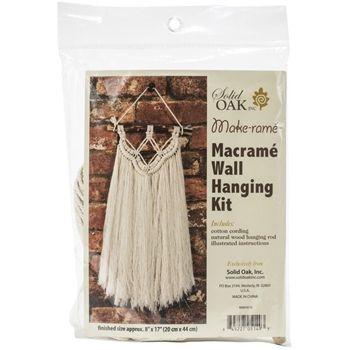 Macramé Wall Hanging Kit, Fringe