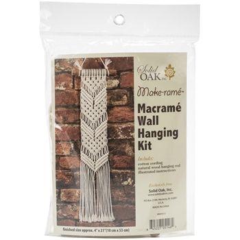 Macramé Wall Hanging Kit, Chevrons