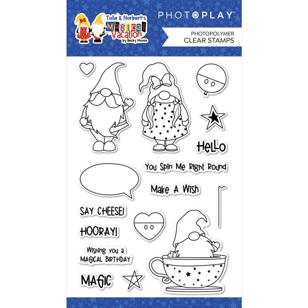 PhotoPlay Photopolymer Stamp Set, Tulla & Norbert's Magical Vacation