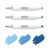 Nuvo Creative Pen Collection, Alcohol Markers, Marina Blues