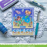 Lawn Fawn, Flip-Flop Clear Stamps & Dies Combo, Mermaid For You Flip-Flop (LF2595 & LF2596)