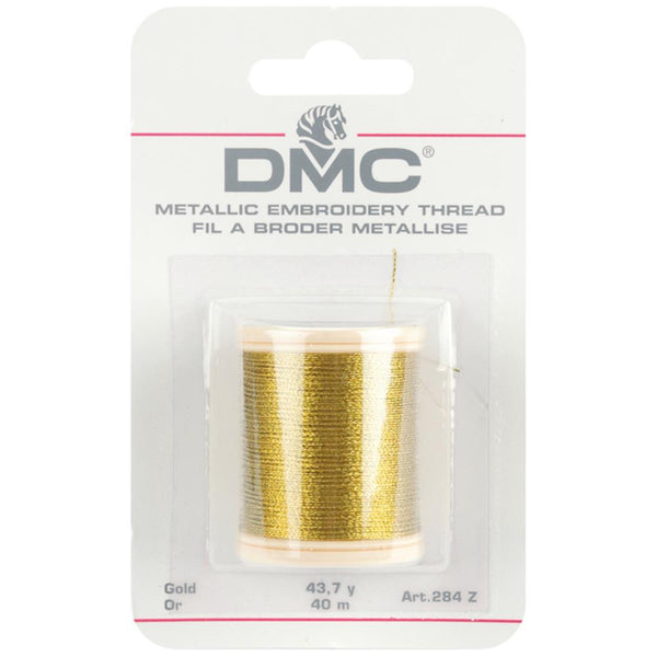DMC Metallic Embroidery Thread 43.7yd, Gold