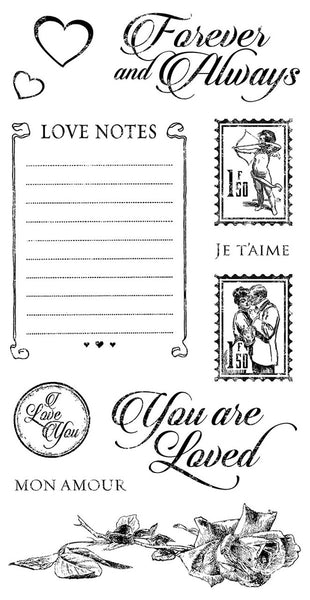 Graphic 45/Hampton Art, Mon Amour 2, Cling Stamps