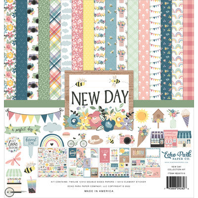 Echo Park Collection Kit 12"X12", New Day