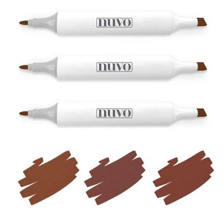 Nuvo Creative Pen Collection, Alcohol Markers, Natural Browns