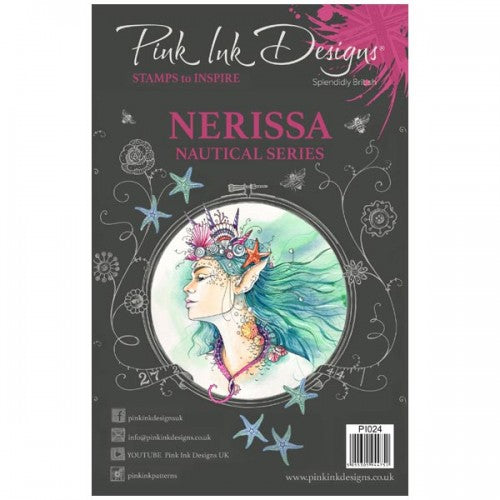Pink Ink Designs, A5 Clear Stamps Set, Nerissa