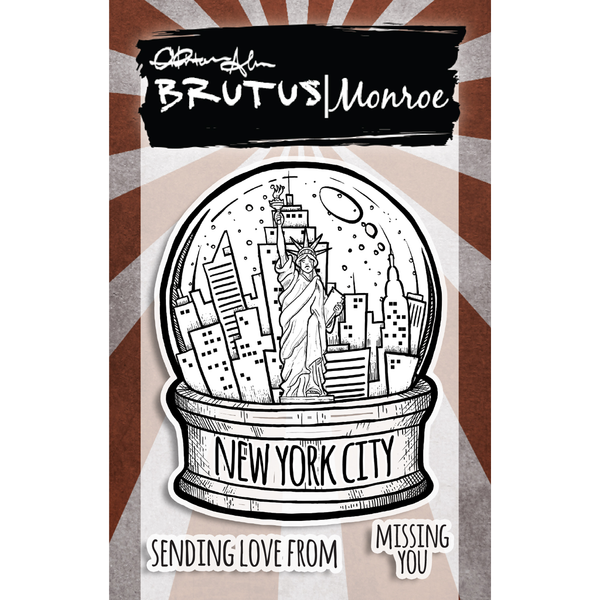 Brutus Monroe, Clear Stamps 3"X4", City Sidewalks - New York
