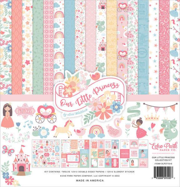 Echo Park Collection Kit 12"X12", Our Little Princess