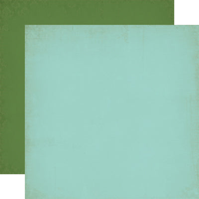 Echo Park Paper, Once Upon A Time, 12"x12" Double-Sided Cardstock, Light Blue/Green