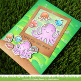 Lawn Fawn, Lawn Clippings Stencils, Ocean Wave