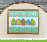 Lawn Fawn, Clear Stamps 4"X6", Offset Sayings:  Christmas