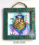 Pink Ink Designs A5 Clear Stamp, Old Salt, Nautical Series