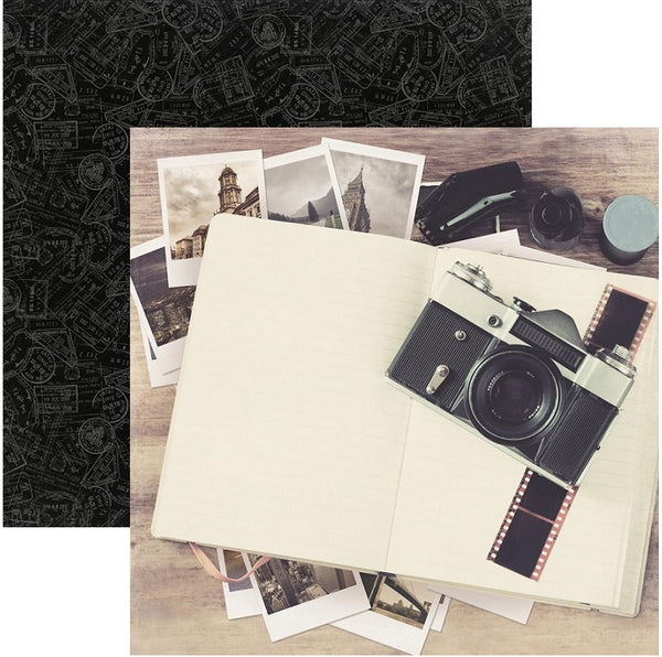 Kaisercraft, Just Landed Collection , 12"x12" Double-Sided Cardstock, Journal