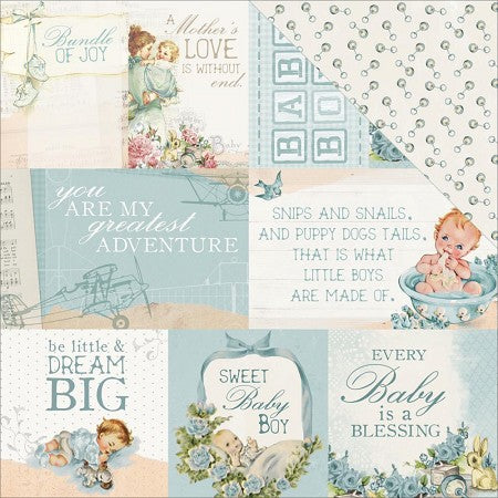 Kaisercraft, Peek-a-Bool Collection Double-Sided Cardstock 12"X12", Cherub