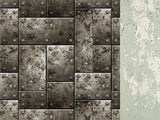 Kaisercraft, 12x12 Paper, Basecoat 4 - Metal Panels - Scrapbooking Fairies