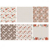 The Paper Boutique, 8"x8" Embellishment Pad, Happy Days