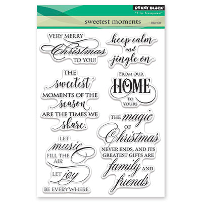 Penny Black, Clear Stamp, Sweetest Moments