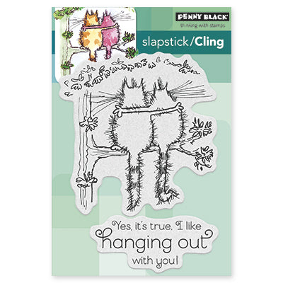 Penny Black Cling Stamps 5"X7", Hanging Out!