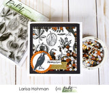 Picket Fence Studios 4"X4" Stamp Set, Autumn Harvest Collage