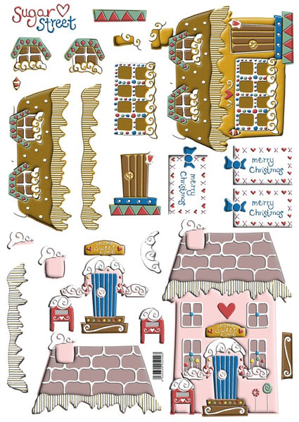 Home Sweet Home Decoupage  Christmas Decoupage - Scrapbooking Fairies