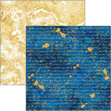 Ciao Bella Double-Sided Paper Pack, 12X12 Paper Pad, Indigo