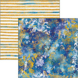 Ciao Bella Double-Sided Paper Pack, 12X12 Paper Pad, Indigo