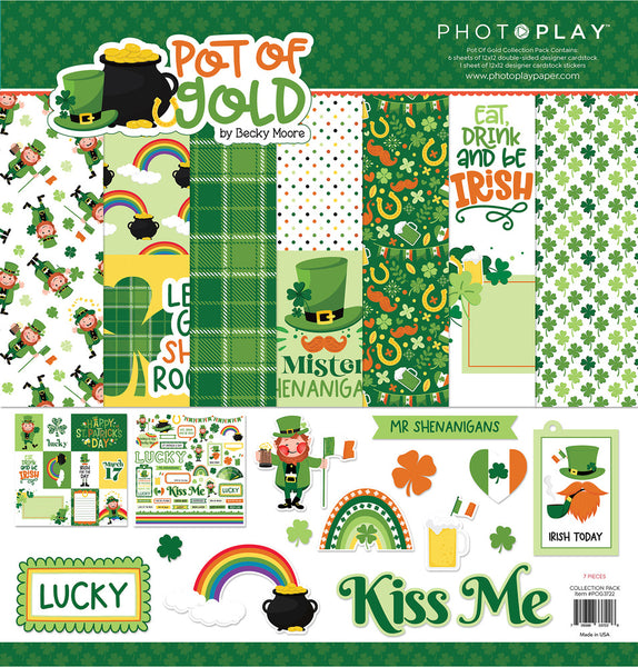 Photo Play Collection Pack 12"X12", Pot of Gold