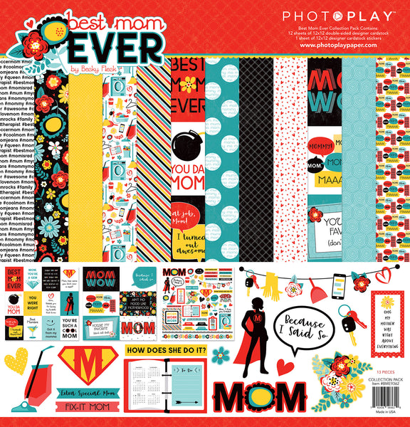 Photo Play, 12X12 Collection Pack, Best Mom Ever
