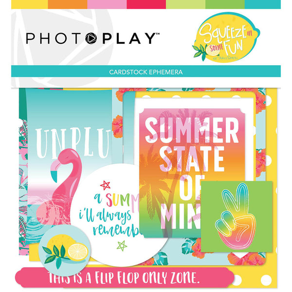 Squeeze In Some Fun, Ephemera Cardstock Die-Cuts