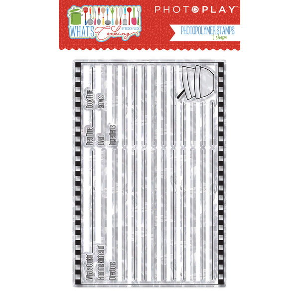 PhotoPlay Photopolymer Stamp, What's Cooking