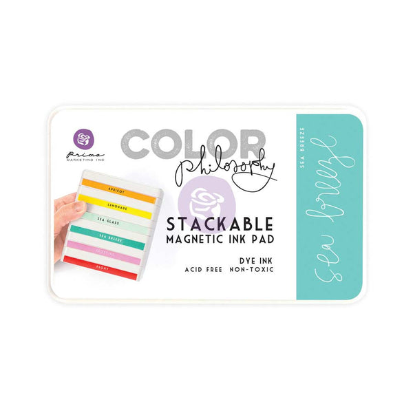 Prima, Magnetic and Stackable Ink Pad, Sea Breeze