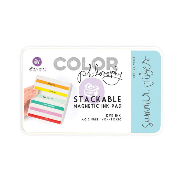 Prima, Magnetic and Stackable Ink Pad, Summer Vibes