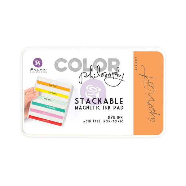 Prima, Magnetic and Stackable Ink Pad, Apricot