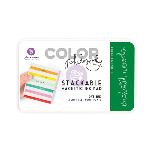 Prima, Magnetic and Stackable Ink Pad, Enchanted Woods