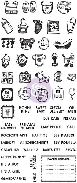 My Prima Planner Clear Stamps, Baby - Scrapbooking Fairies