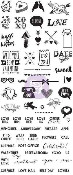 My Prima Planner Clear Stamps, V-Day - Scrapbooking Fairies
