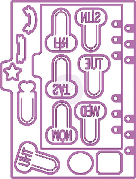 Prima, My Prima Planner Metal Dies - Days 2