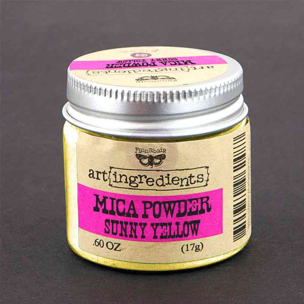 Prima, Art Ingredients-Mica Powder: Sunny Yellow 17g