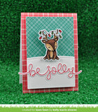 Lawn Fawn, Clear Stamps & Dies Combo, Cheery Christmas (LF1216 & LF1217)