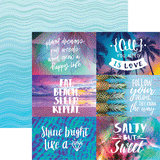 Reminisc, Quote Book Collection, Double-Sided Cardstock 12"X12", Sunshine & Rainbows