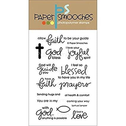 Paper Smooches Clear Stamps 4"X6",  Spiritual Sampler