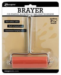 Ranger, Inkssentials Inky Roller Brayer, Medium (Soft Rubber Roller)