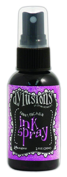 Ranger Dylusions Ink Spray by Dyan Reaveley, Funky Fuchsia - Scrapbooking Fairies